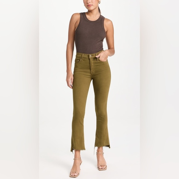 Mother The Insider Crop Step Fray Jeans Size 27 - Picture 1 of 11